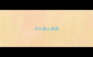 什么独心成语