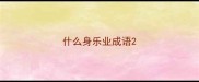 什么身乐业成语