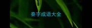 秦字成语大全