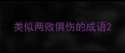 类似两败俱伤的成语