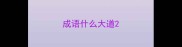 成语什么大道