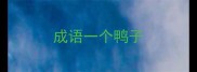成语一个鸭子