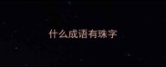 什么成语有珠字