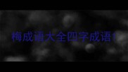 梅成语大全四字成语