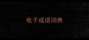 电子成语词典