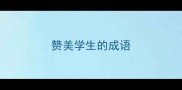 赞美学生的成语