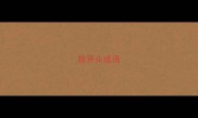 除开头成语
