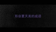 形容夏天美的成语