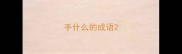 手什么的成语