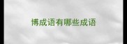 博成语有哪些成语