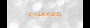 文什么彬彬成语