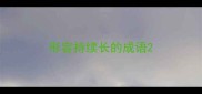 形容持续长的成语