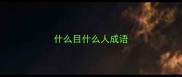 什么目什么人成语