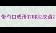 带有口成语有哪些成语