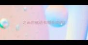 之画的成语有哪些成语