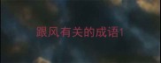 跟风有关的成语