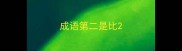 成语第二是比