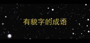 有貌字的成语