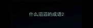 什么滔滔的成语