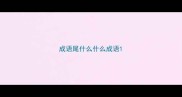 成语尾什么什么成语