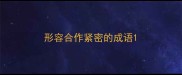 形容合作紧密的成语
