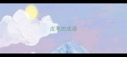 皮毛的成语