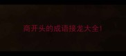 商开头的成语接龙大全