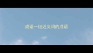 成语一组近义词的成语