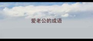 爱老公的成语