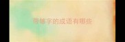 带够字的成语有哪些
