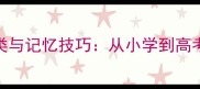 四字成语分类与记忆技巧从小学到高考的实用指南