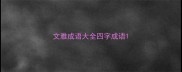 文雅成语大全四字成语