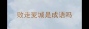 败走麦城是成语吗