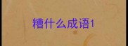 糟什么成语