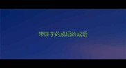 带面字的成语的成语