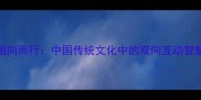 相向而行中国传统文化中的双向互动智慧