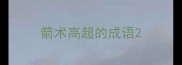 箭术高超的成语