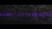 读书样子的成语都有哪些这20个学霸秘籍助你效率翻倍学生党必看