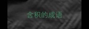 含积的成语