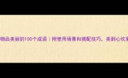 形容物品美丽的100个成语附使用场景和搭配技巧美到心坎里