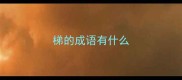 梯的成语有什么