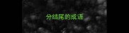 分结尾的成语