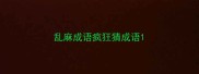 乱麻成语疯狂猜成语