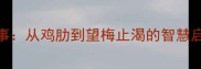 杨修与成语故事从鸡肋到望梅止渴的智慧启示与职场启示录
