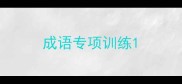 成语专项训练
