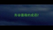 形容蔷薇的成语