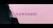 与五有关的成语