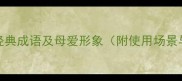 20个描写母亲的经典成语及母爱形象附使用场景与情感表达技巧