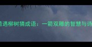 射箭遇柳树猜成语一箭双雕的智慧与诗意