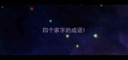 四个家字的成语